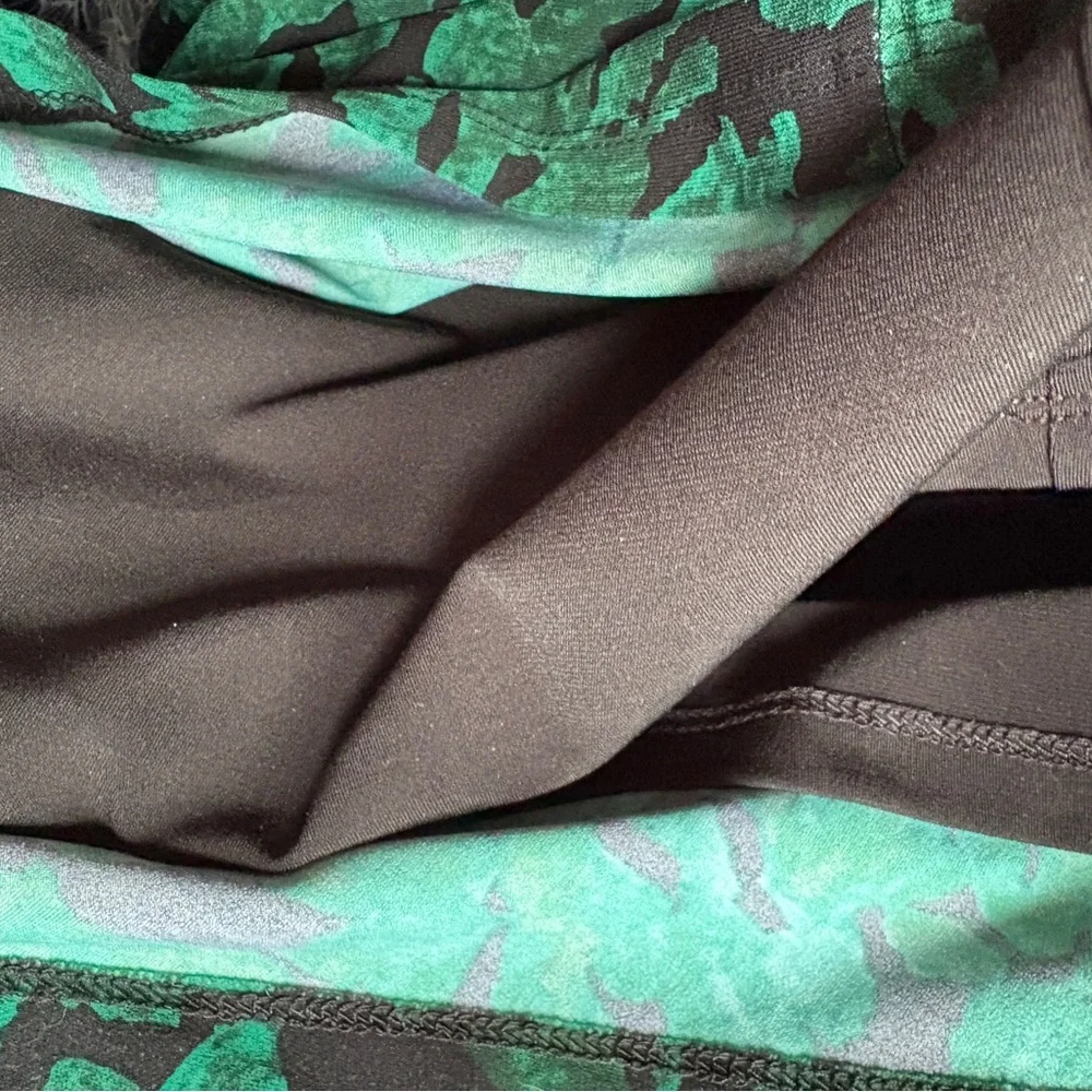 Ralph Lauren Stretch Bodycon Ruched Scoop Black Teal Floral Sheath Midi Dress - Picture 8 of 11